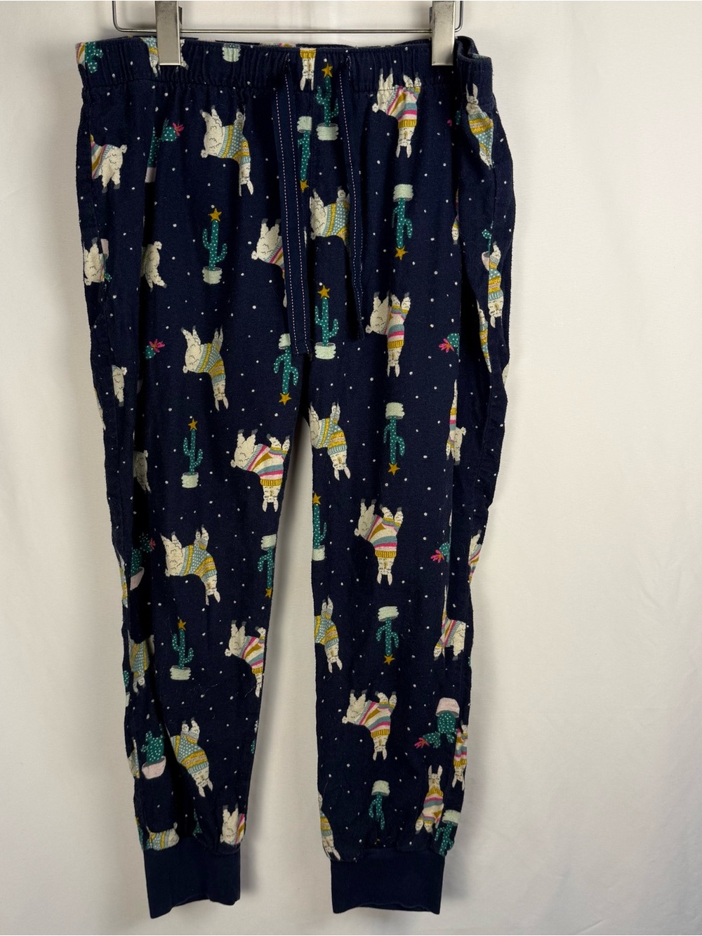 Old Navy Navy Pajamas with Llama & Cactus Print